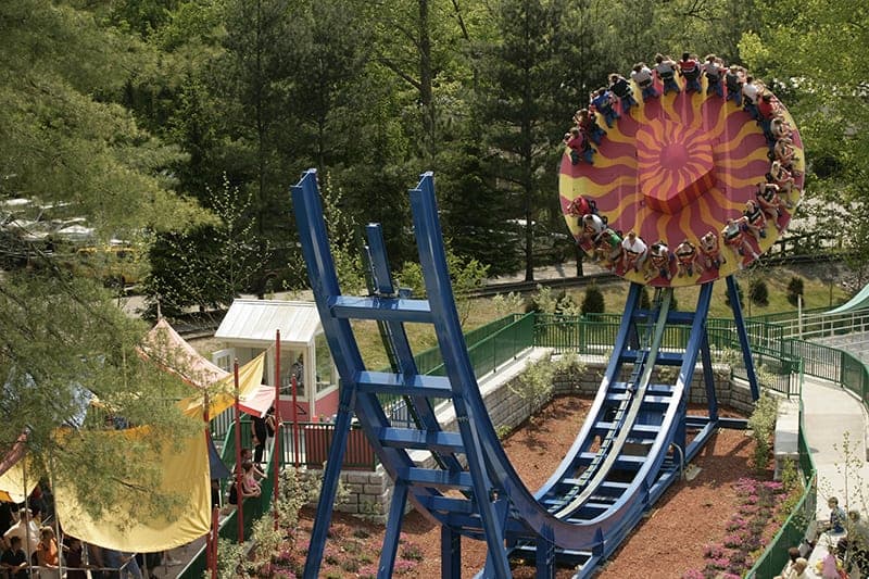 Fun attractions at Dollywood in Pigeon Forge Tennessee