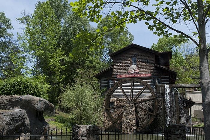 Grist mill at Dollywood in Pigeon Forge Tn